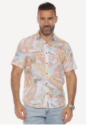 Men's S/S Multicolor Abstract Shirt