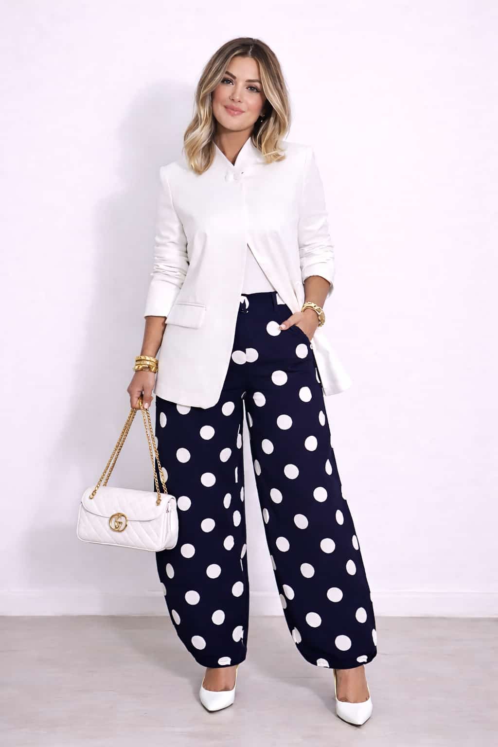 Italian White Blazer – Structured Tailored Fit