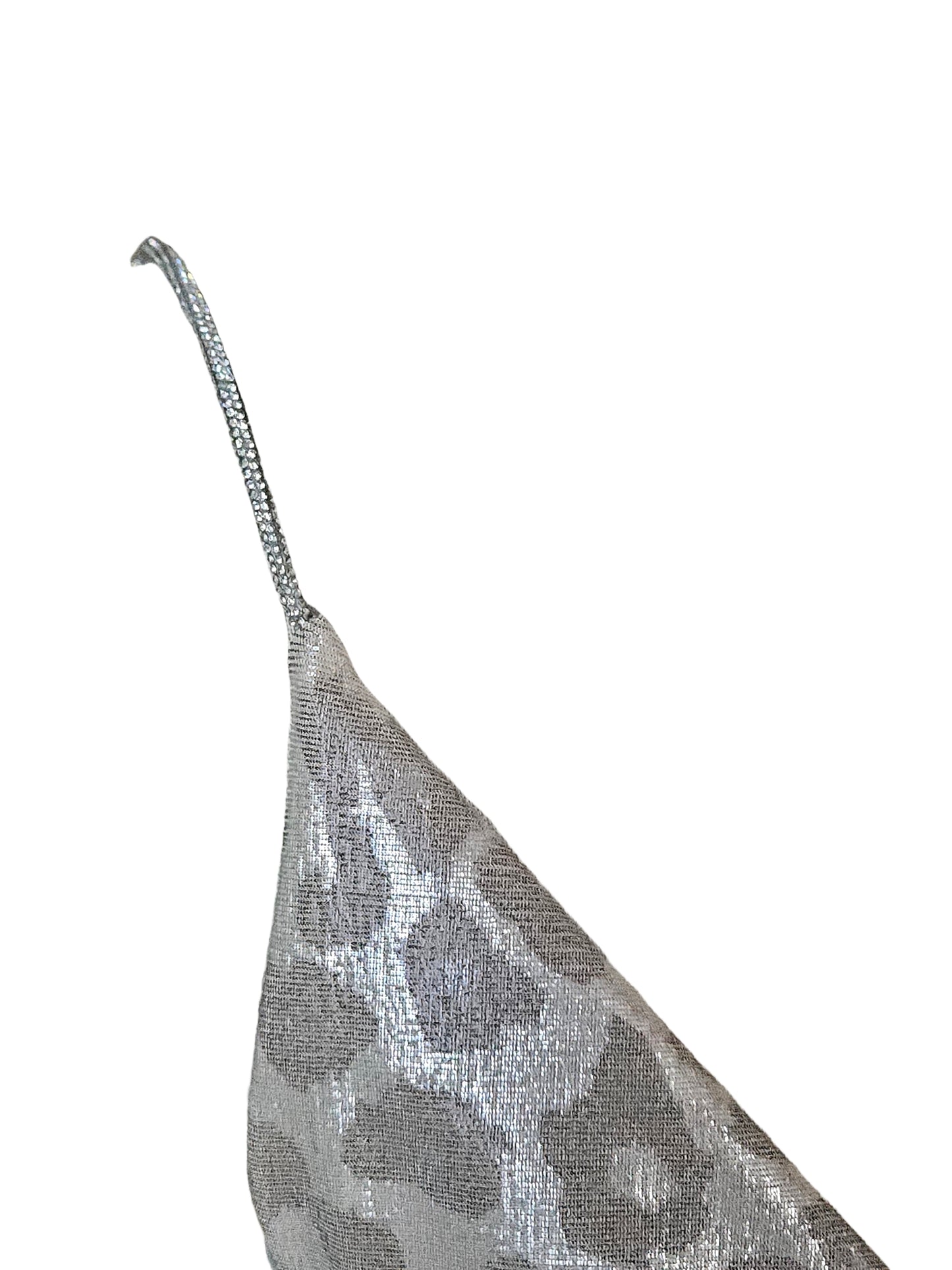 Animal print sparkle strap top