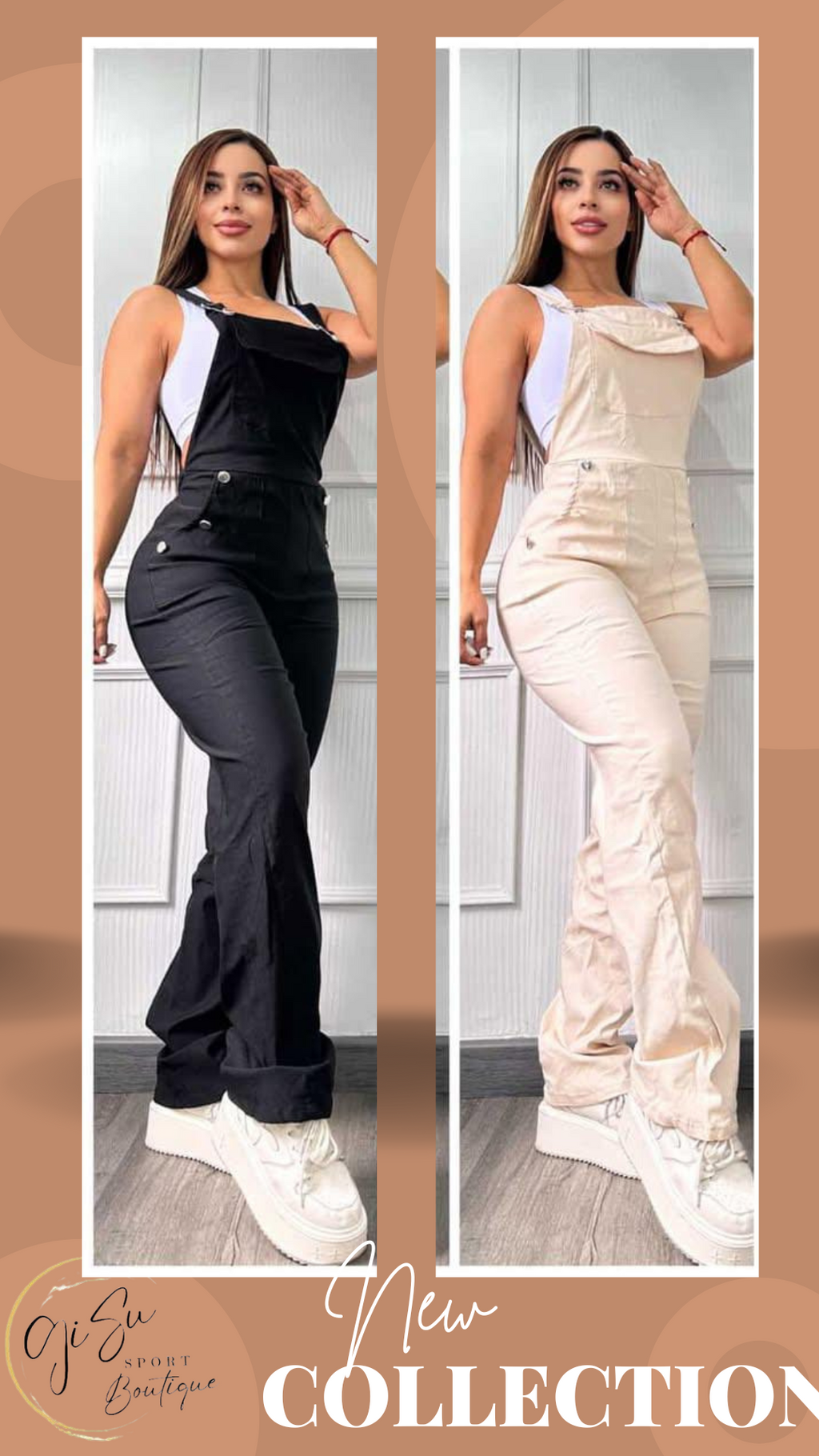 Overol Jumpsuit Wide Leg Edition