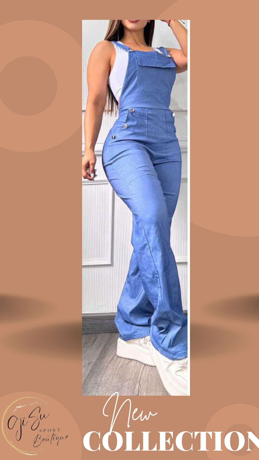 Overol Jumpsuit Wide Leg Edition