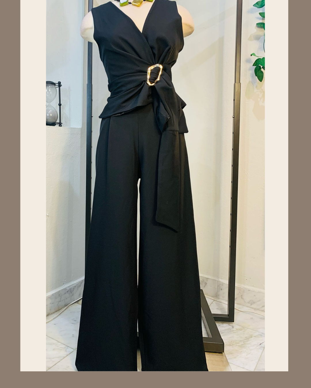 Set Elegante Negro Italy