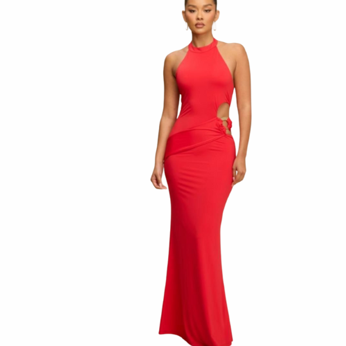 Vestido Maxi de Noche 'Siren' con Halter