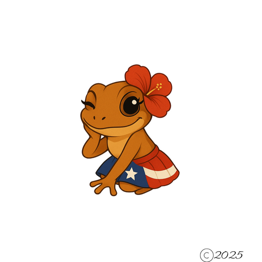 Coqui Coqueta Jíbara Sticker