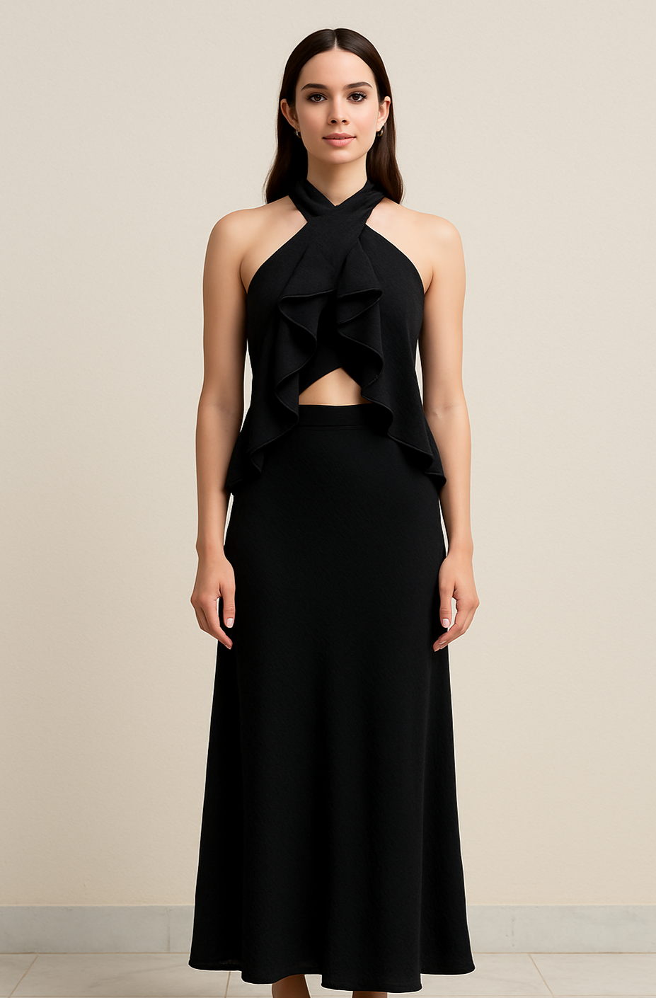 Italian  Black two piece set