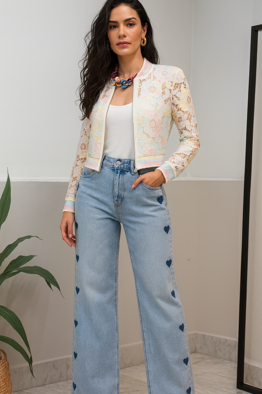 Pastel Design Jacket