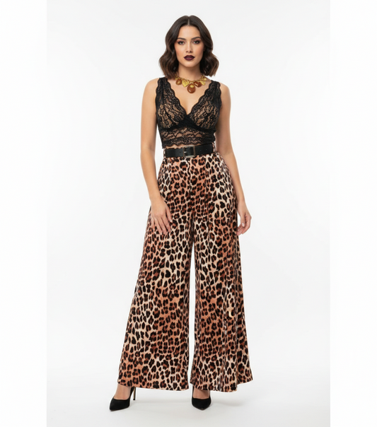 Top Encaje Negro Escote V - Crop Top Elegante