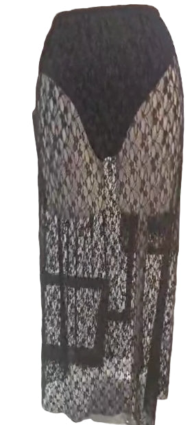 Falda de Encaje Elegante - Falda Sofisticada Mujer