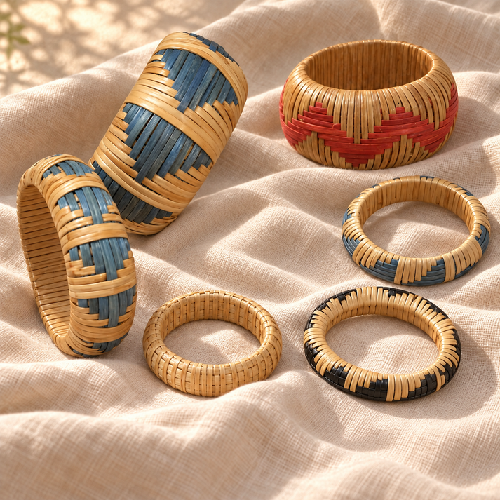 Woven Bangle Bracelets – GiSu Boutique PR