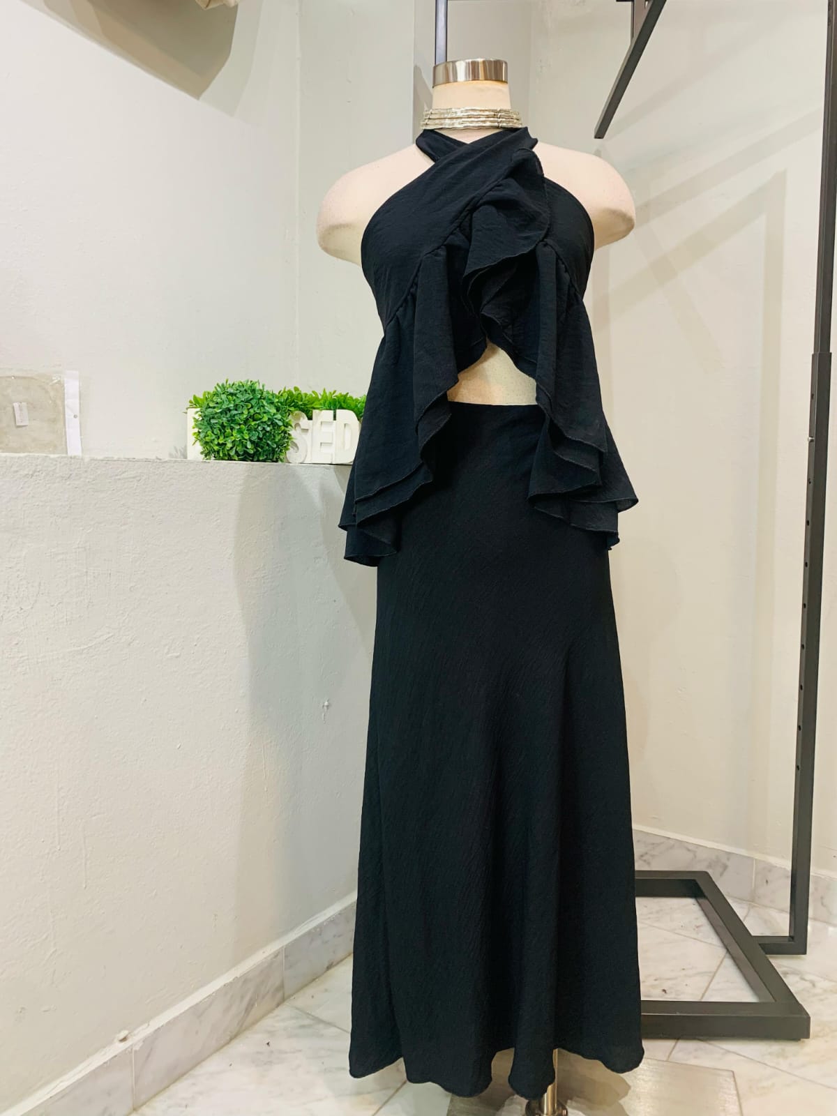 Italian  Black two piece set