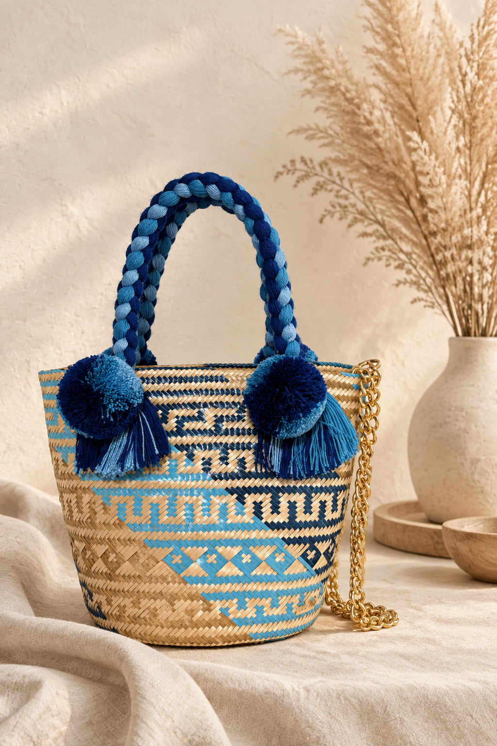 Bolso Boho Chic – Azul