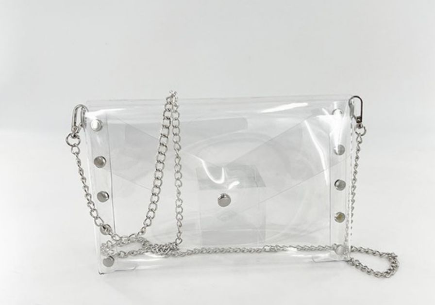 Clear Envelope Cross Body Bag