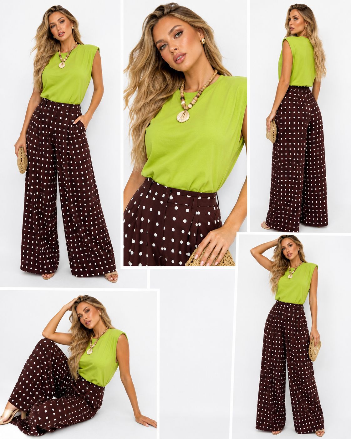 Top Verde Lima Sin Mangas – Tallas Italianas