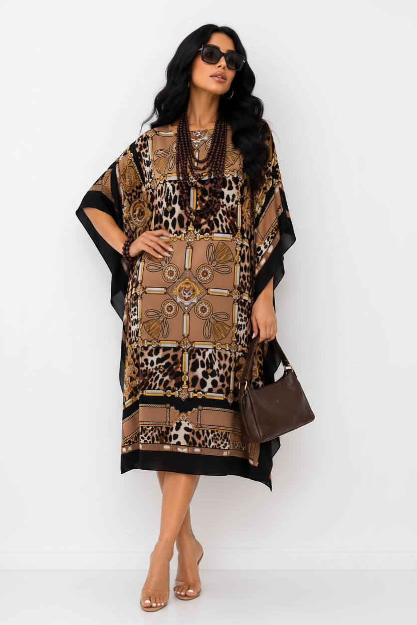 Kaftan con fondo blanco