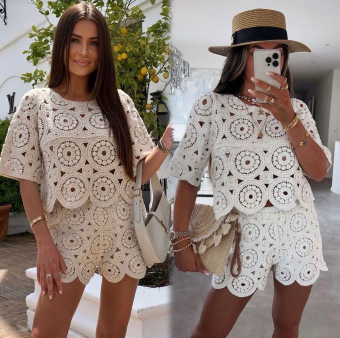 Set Short Pants Croché